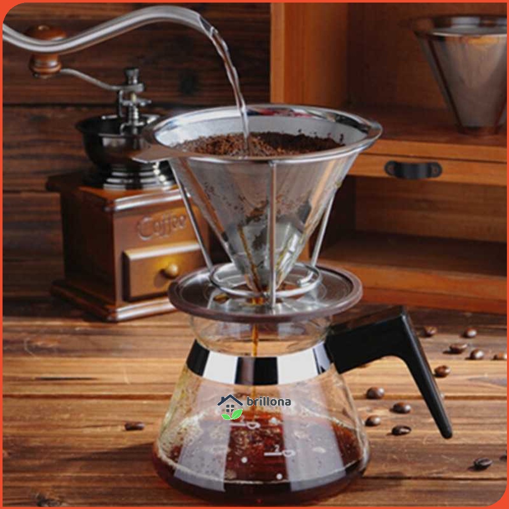 One Two Cups Filter Penyaring Kopi V60 Double Layer Large - F-412