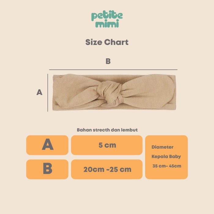 Petite Mimi Bandana Bayi Lucu - Simple Knot