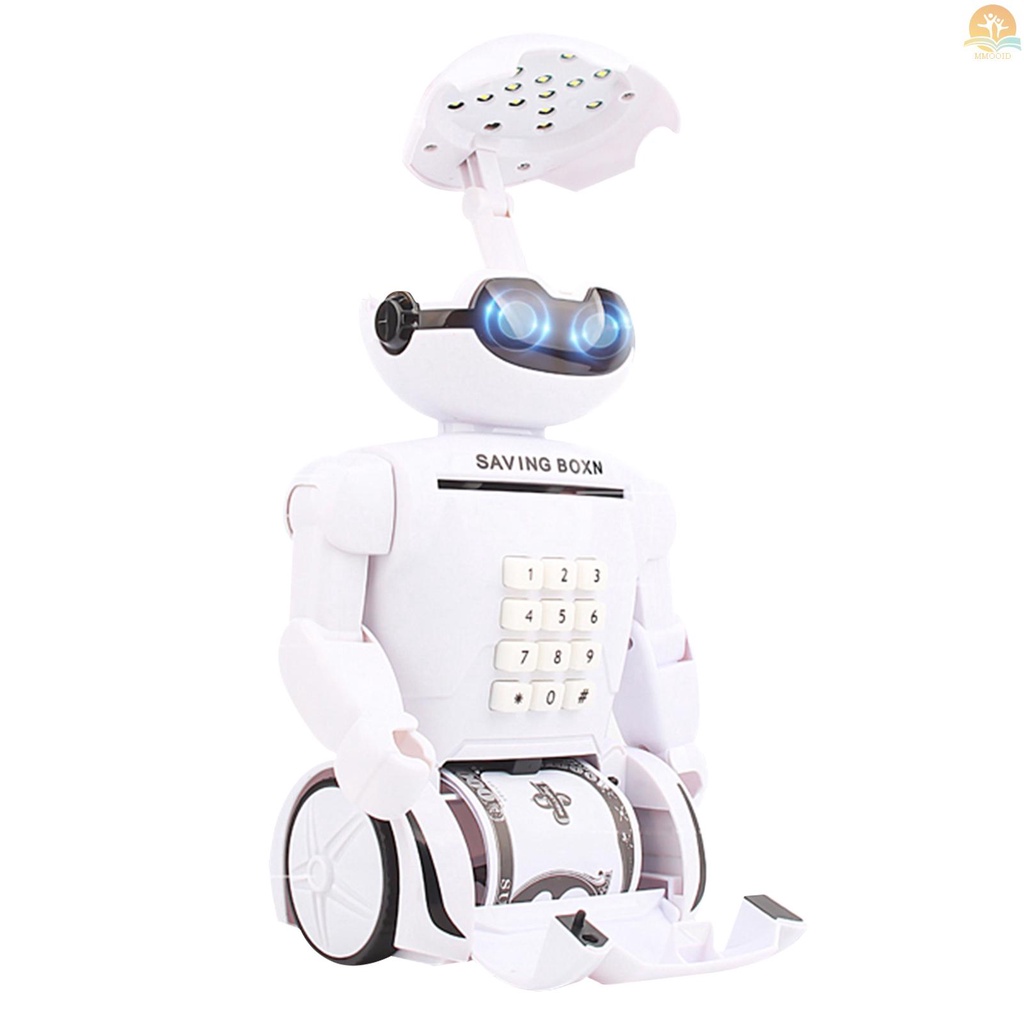 In Stock Robot Cerdas Untuk Anak-Anak RC Robot Lampu Meja Menari Berjalan Bernyanyi Mainan Isi Ulang Kotak Simpan ATM Dengan Password Untuk Anak Laki-Laki Perempuan Hadiah Edukasi Natal