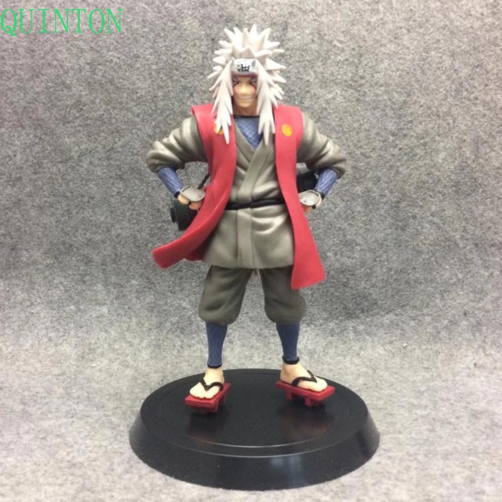 QUINTON Mainan Model Anime Naruto Gama Sennin Jiraiya PVC Naruto Guru Naruto Jiraiya