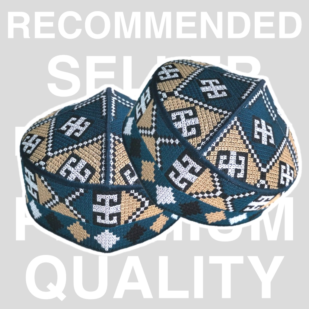 Peci Pakistan Premium / Kopiah Pakistan Original / Kopyah Pakistan Putih / Peci Pakistan Polos / Pec