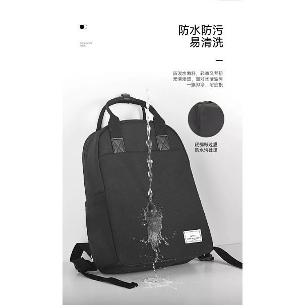 AKN88 - WIWU Ora Backpack - Tas Ransel Unisex Kapasitas Besar Tahan Air