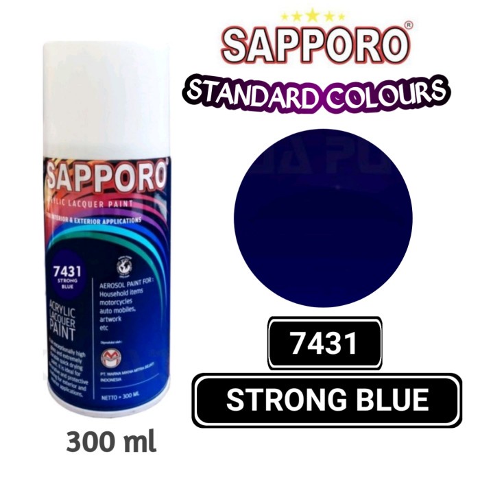 

7431 STRONG BLUE SAPPORO STANDAR 300ml Cat Semprot Pylok Pilok Pylox