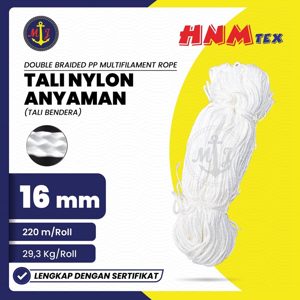TALI NYLON ANYAMAN 16 MM CIR 2 inci // TALI ANYAMAN