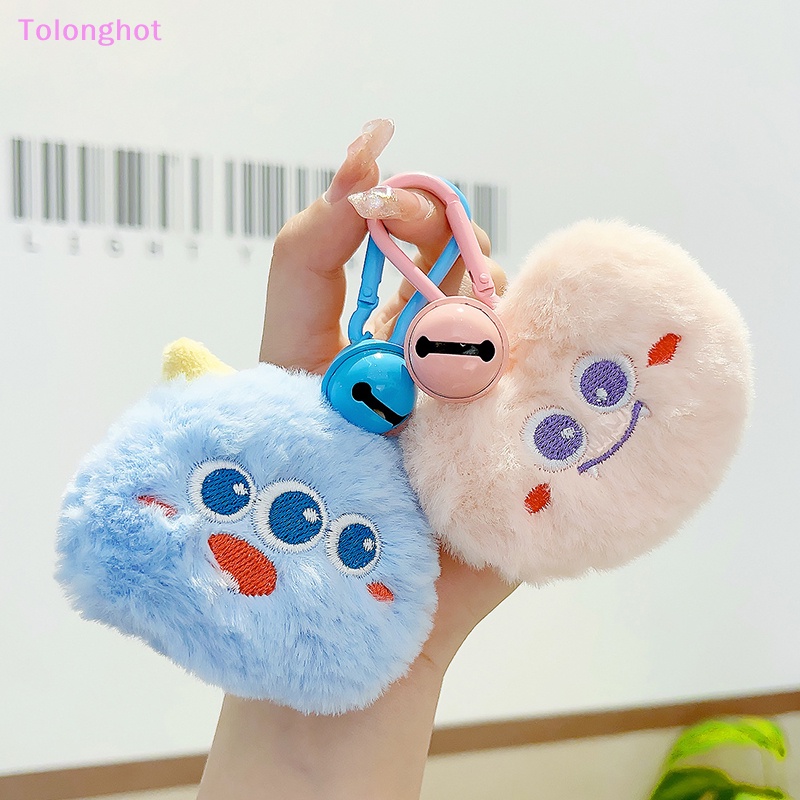 Tolonghot&gt; Ins Style Kawaii Monster Kecil Yang Lucu Mewah Gantungan Kunci Fashion Kreatif Ransel Liontin Tas Mobil Kepribadian Perhiasan Aksesoris well