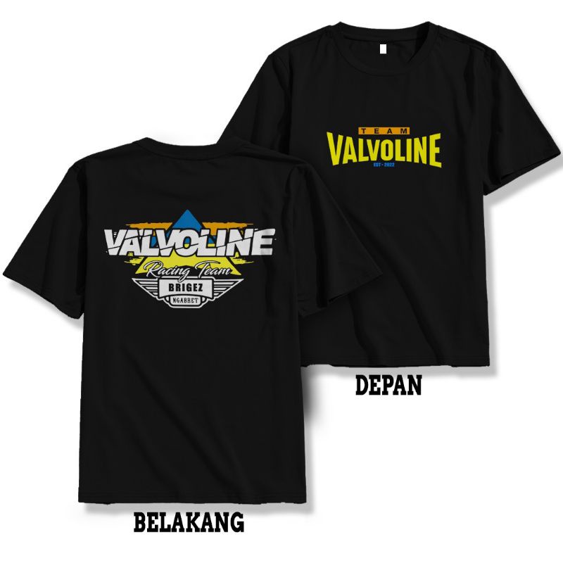 Kaos Valvoline - Kaos Organisasi Bandung - Kaos Valvoline Indonesia - Kaos Katun Brainmader