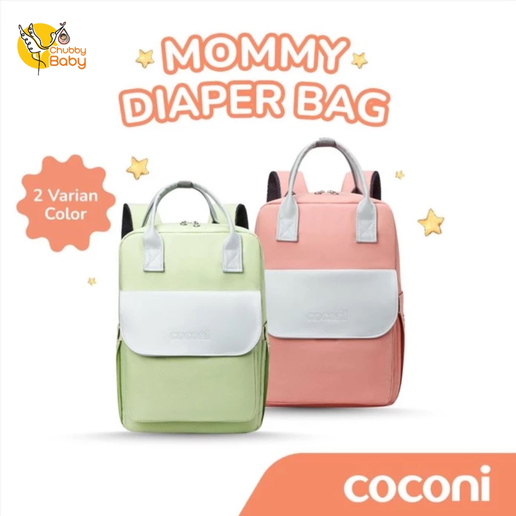 COCONI Mommy Diaper Bag | Tas Ransel Perlengkapan Bayi