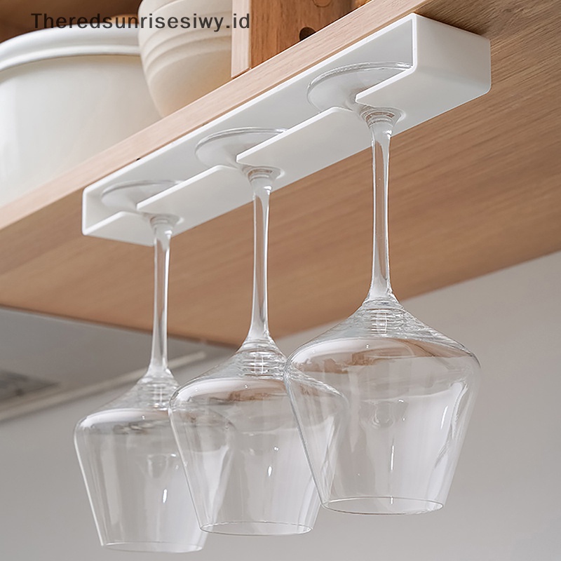 #Home &amp; Life #Tempat Gelas Wine Gantung Bawah Rak Goblet Drying Rack Kitchen Bar Stand~