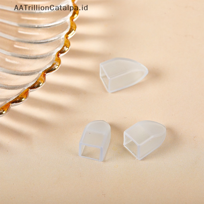 Aatrillioncatalpa 10Pcs Nipper Cover Lengan Pelindung Untuk Kuku Kutikula Gunting Pinset Cap ID