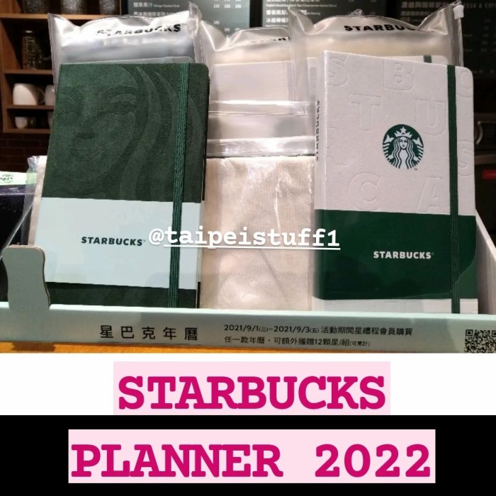 

✨BISA COD✨ -Starbucks Planner 2021 DENIM