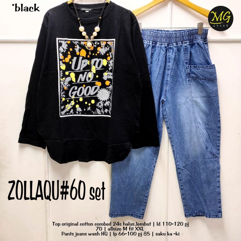 ZOLLAQU SET #60 ORI MG STORE | Cotton Combed 24s Import halus