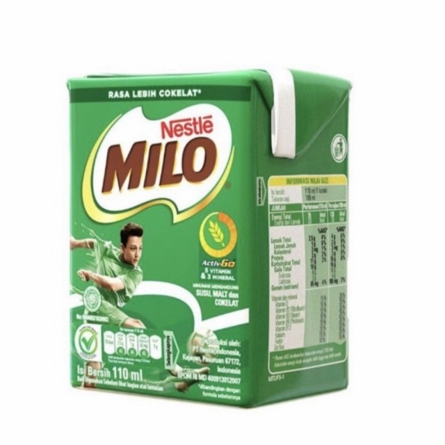 

Susu UHT MILO 110ml Susu MILO Cokelat MILO Kotak Nestle Susu Kotak ORIGINAL