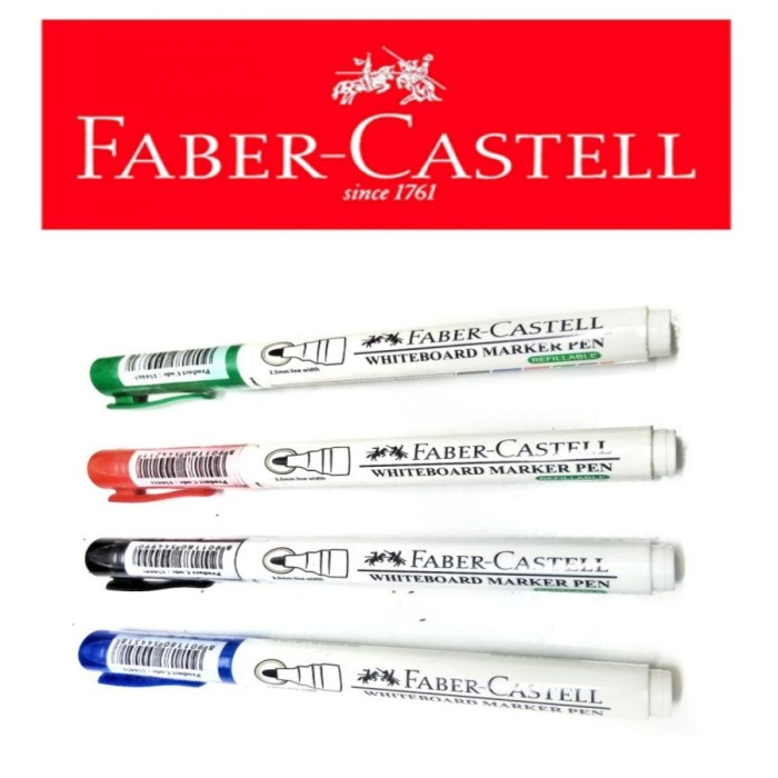 

SPIDOL WHITEBOARD / PERMANENT FABER CASTELL [pcs] - WHITEBOARD, Biru