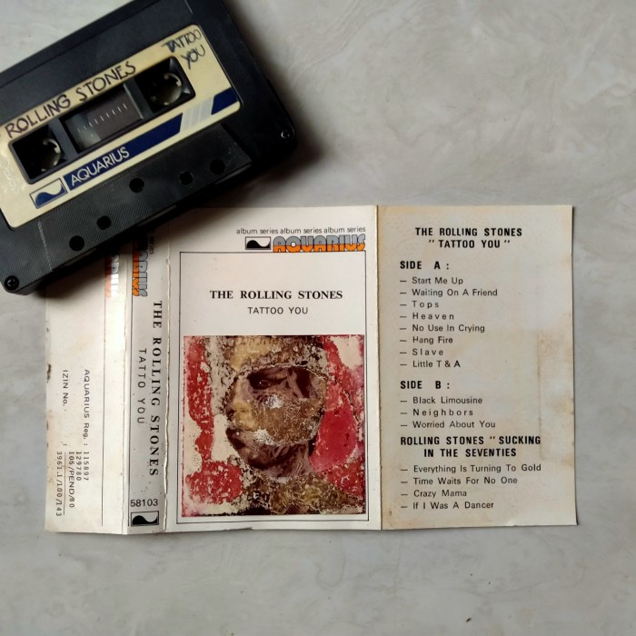 KASET ROLLING STONES TATTOO YOU