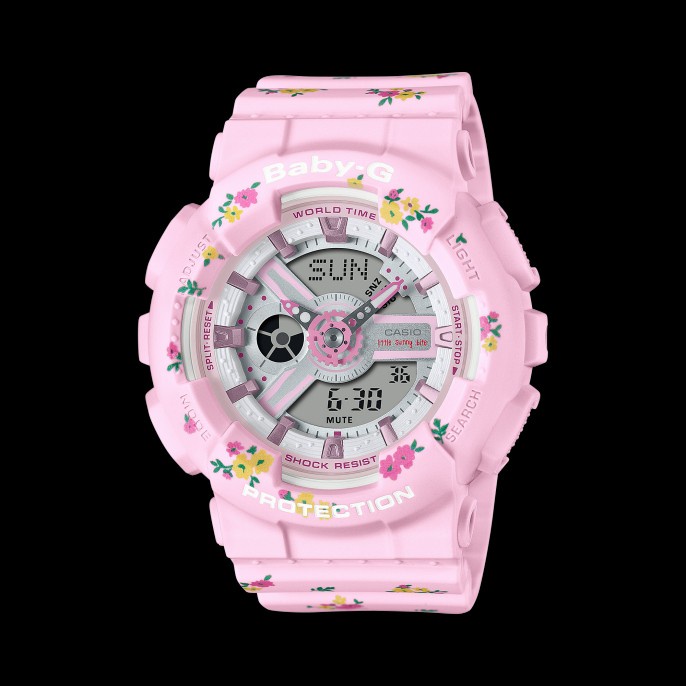 Original 100% Casio BABY-G BA-110LSB-4ADR Jam Tangan Wanita Limited Garansi Resmi 2 Tahun