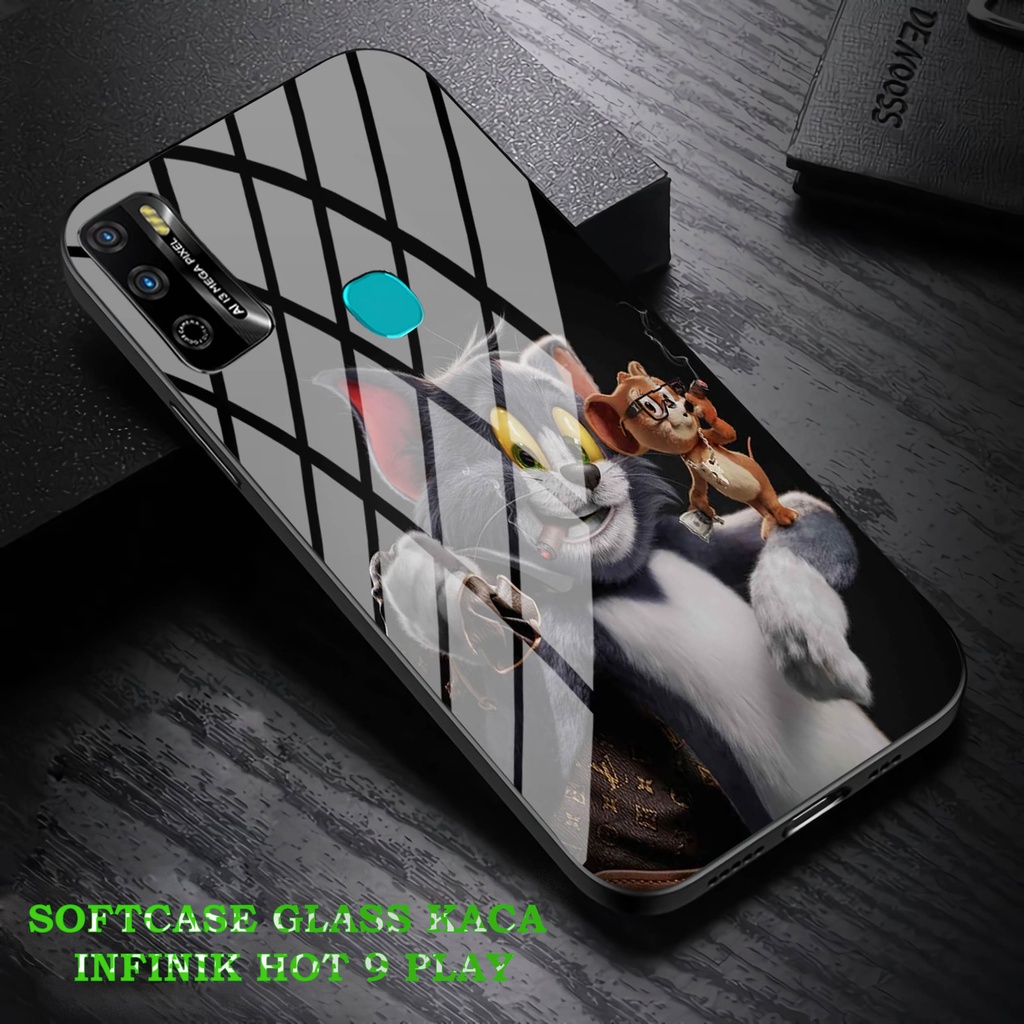 Softcase Glass Kaca Infinik Hot 9 Play - Case Hp Pelindung Handphone Infinik Hot 9 Play [ A93]