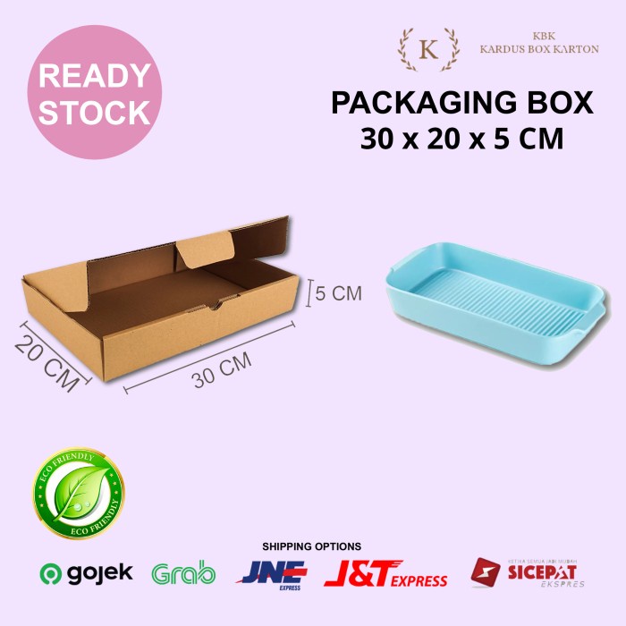 

Kardus Box Die Cut Polos Ukuran 30 x 20 x 5 Cm Single Wall Tebal 3mm