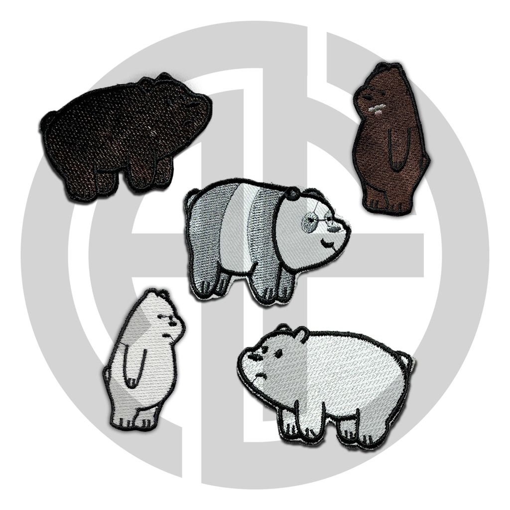 PATCH BORDIR JAHIT/PATCH EMBLEM/AKSESORIS JAKET/TEMPELAN LOGO KARTUN