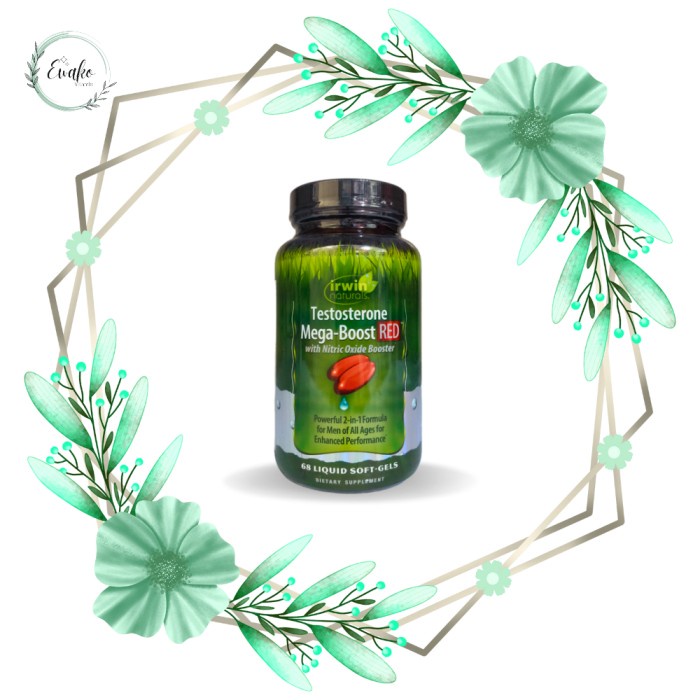 Vitamin Irwin Vitalitas Hormon Pria Testosterone 68 Softgels