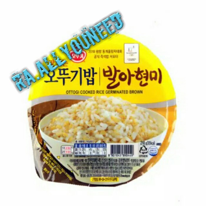 

Ottogi Nasi Instan - Cooked Rice -Brown 210gr