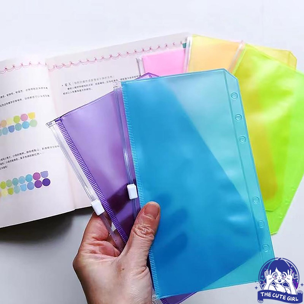 

A7/A6/A5 6 Ring zipper ziplocker fullcolor binder - Stazionario