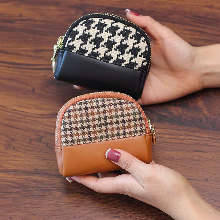 Dompet Travel Dompet Koin Mini / Dompet Kecil Ritsleting Ganda Wanita Eropa Dan Amerika Serikat