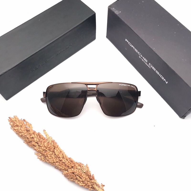 SUNGLASSES FASHION KACAMATA PORSCHE D8667 PRIA ELEGAN GAYA LENSA POLARIZED FRAME METAL STENLIS