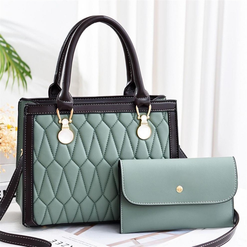 Handbag Wanita Tas kerja Wanita Set Dompet Elegan Fashion Import