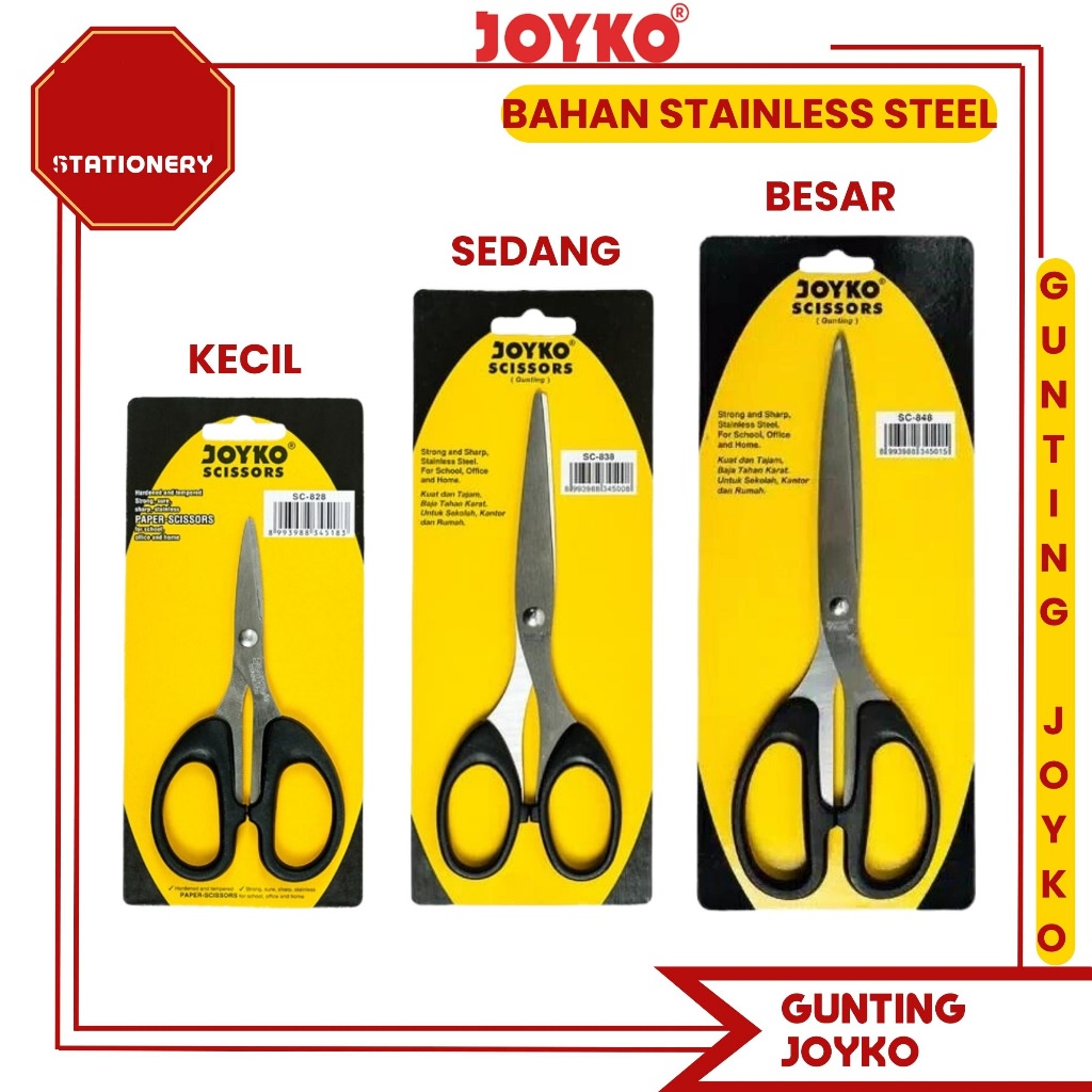 

Gunting Joyko 3 Size