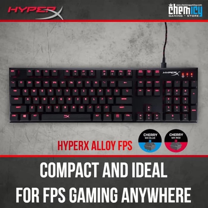 HyperX Alloy FPS Mechanical Gaming Keyboard - Cokelat