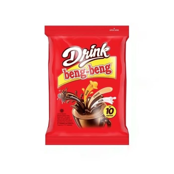 

Beng Beng Drink Minuman Coklat Instan Chocolate 1 RENCENG 10 sachet @30 gr ORIGINAL