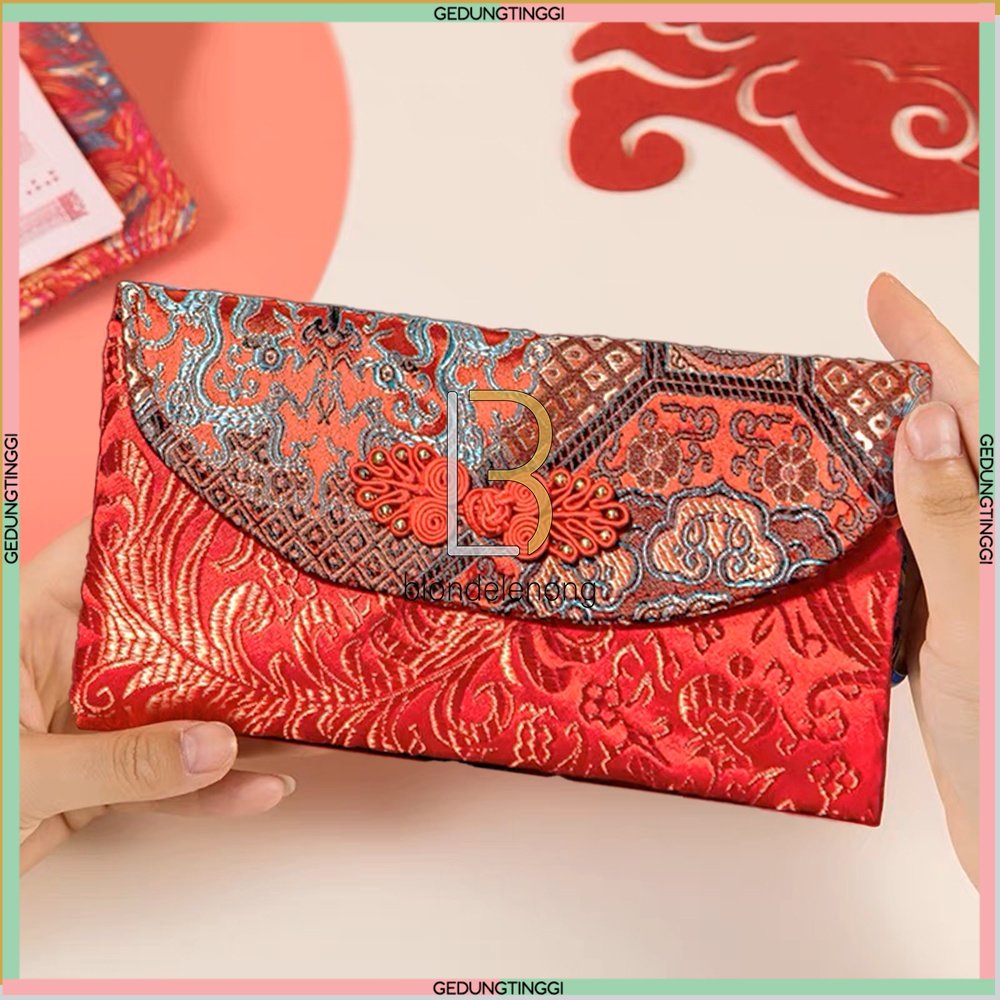 Amplop Dompet Angpao Angpau Ampao Ampau Hongbao Kain Bludru Flanel Kertas Sangjit Shuang Xi Suangxi Kado Hadiah Nikah Happy Wedding Pernikahan Kawin Kawinan Chinese Married Merah Emas Netral Premium Aesthetic Aestetic Elegan Panjang Jumbo Unik Murah 2023