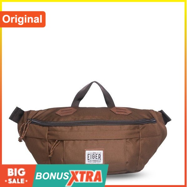 Tas Selempang Eiger ROADTRIP SHOULDER WAIST BAG 5L 91000 6678 Brown - Black