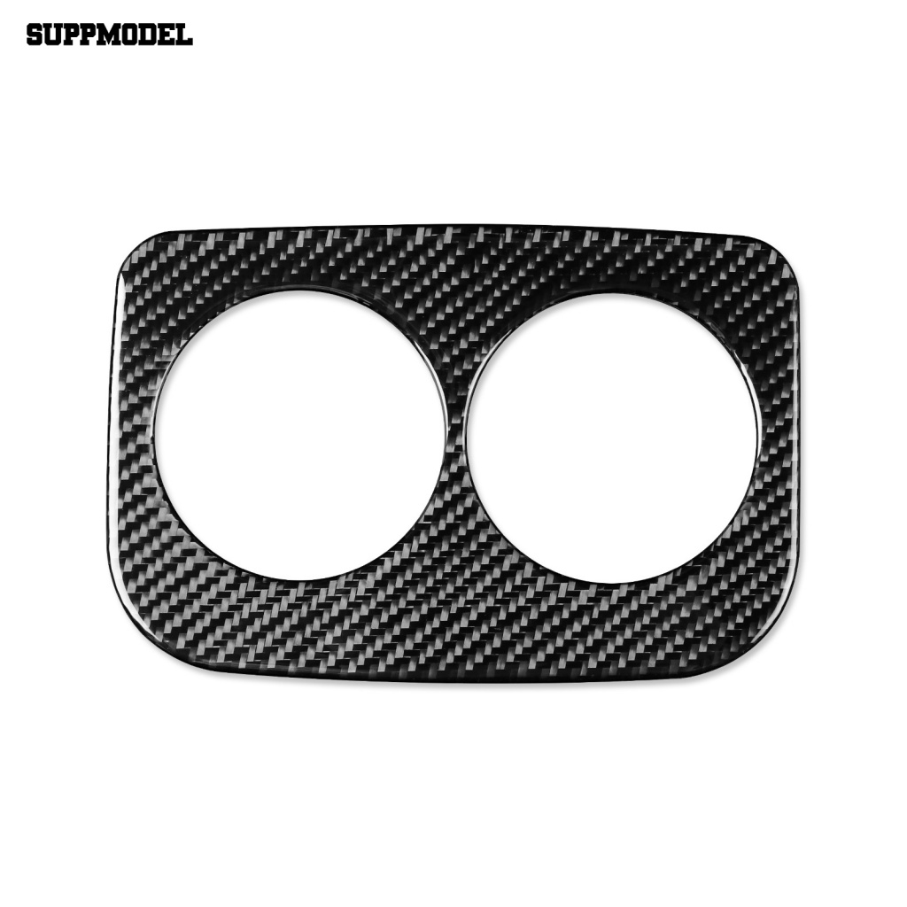 Suppmodel Subaru Carbon Fiber Cup Holder Trim Belakang Drainase Cup Holder Stiker Hias Anti Gores Untuk 13-19 Model