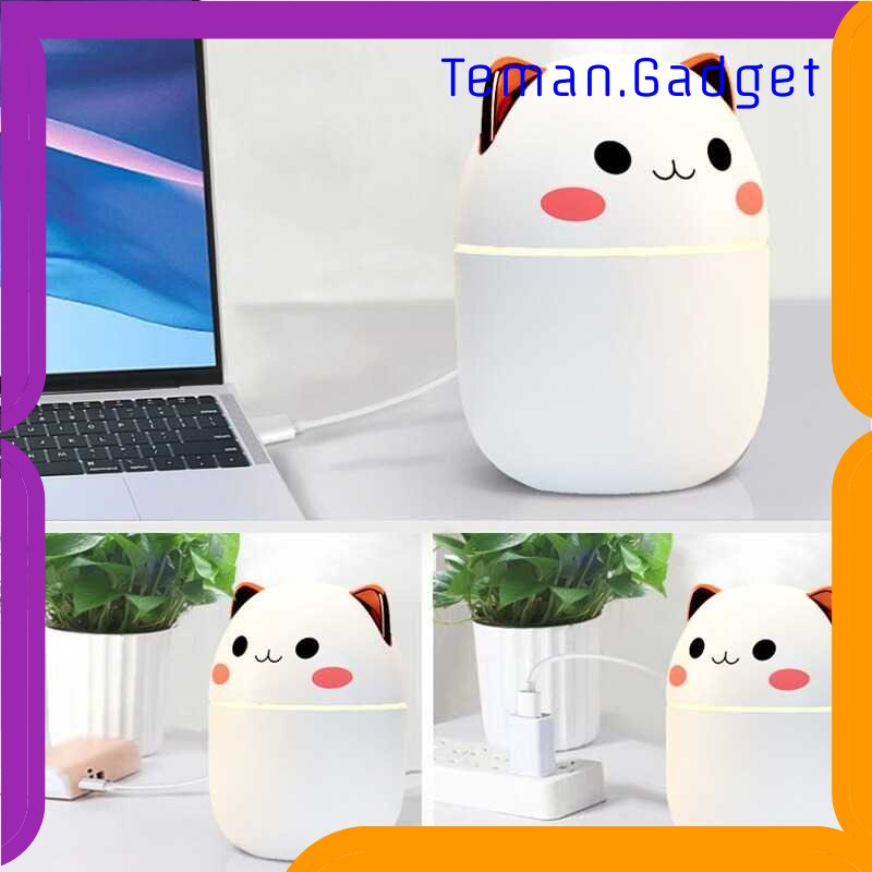 TG - ART Air Humidifier Purifier Pelembab Ruangan Cute Cat 250ML - A301