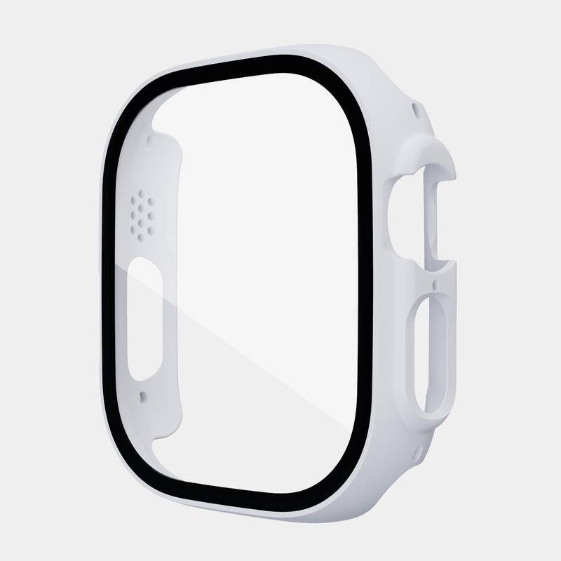 Kaca+case Untuk Apple Watch Ultra 49mm Smartwatch Case Pelindung Layar Bumper Tempered Cover Pelindung Untuk iwatch Ultra 49mm