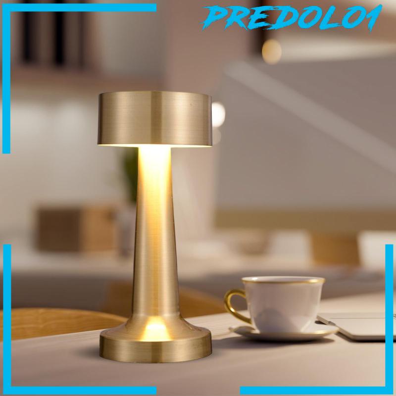 [Predolo1] Desk Light Lampu Meja USB Rechargeable Kreatif Untuk Aureate Tricolor