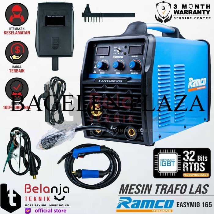 Obral Ramco Mesin Travo Las Listrik Inverter Easy Mig 165 Trafo 165
