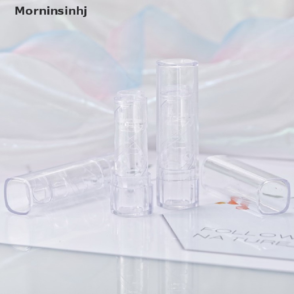 Mornin 5PCS Tabung Bening Bibir Kosong Lip Balm Tube Wadah Kosmetik Bibir id