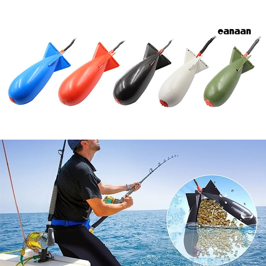 Cnn-rocket Bentuk Ergonomis 360derajat Berputar Umpan Lempar Praktis Kapasitas Besar Lure Thrower Perlengkapan Memancing