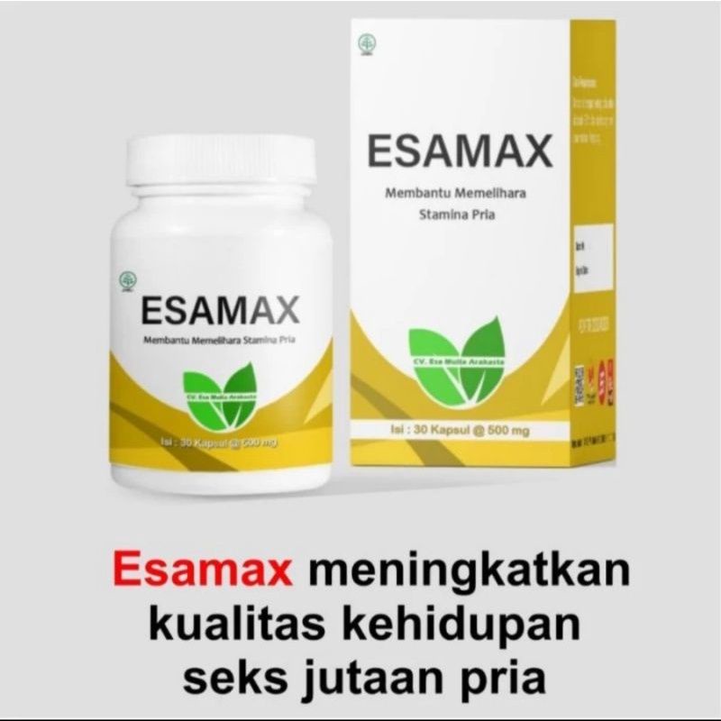 (PTE)ESAMAX Obat Herbal Original Suplemen Pria Bpom Esamax