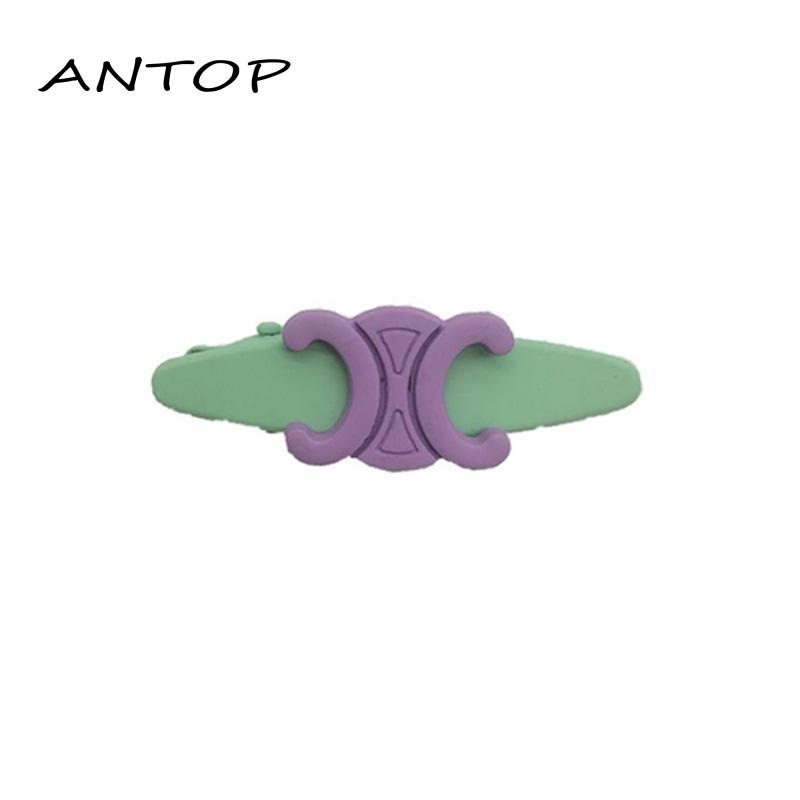 【antop】Klip Rambut Manis Segar Paduan Berlian Triumphal Arch Bangs Side Clip