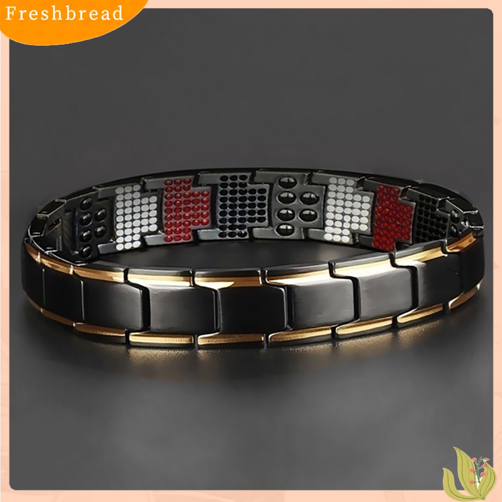 &lt; Freshbread &gt; Gelang Pasangan Anti-Fatigue Dilepas Energi Logam ic Gelang Pelangsing Perawatan Kesehatan