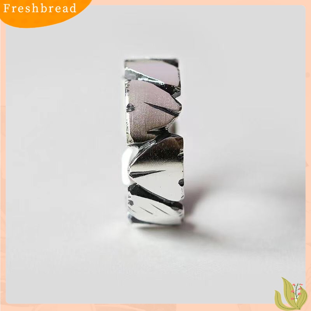 < Freshbread > Pria Cincin Kilau Terang Terbuka Berakhir Kepribadian Semua Pertandingan Hadiah Perhiasan Geometris Kasar Splicing Bentuk Tidak Teratur Laki-Laki Pesta Jari Cincin Untuk Perjamuan