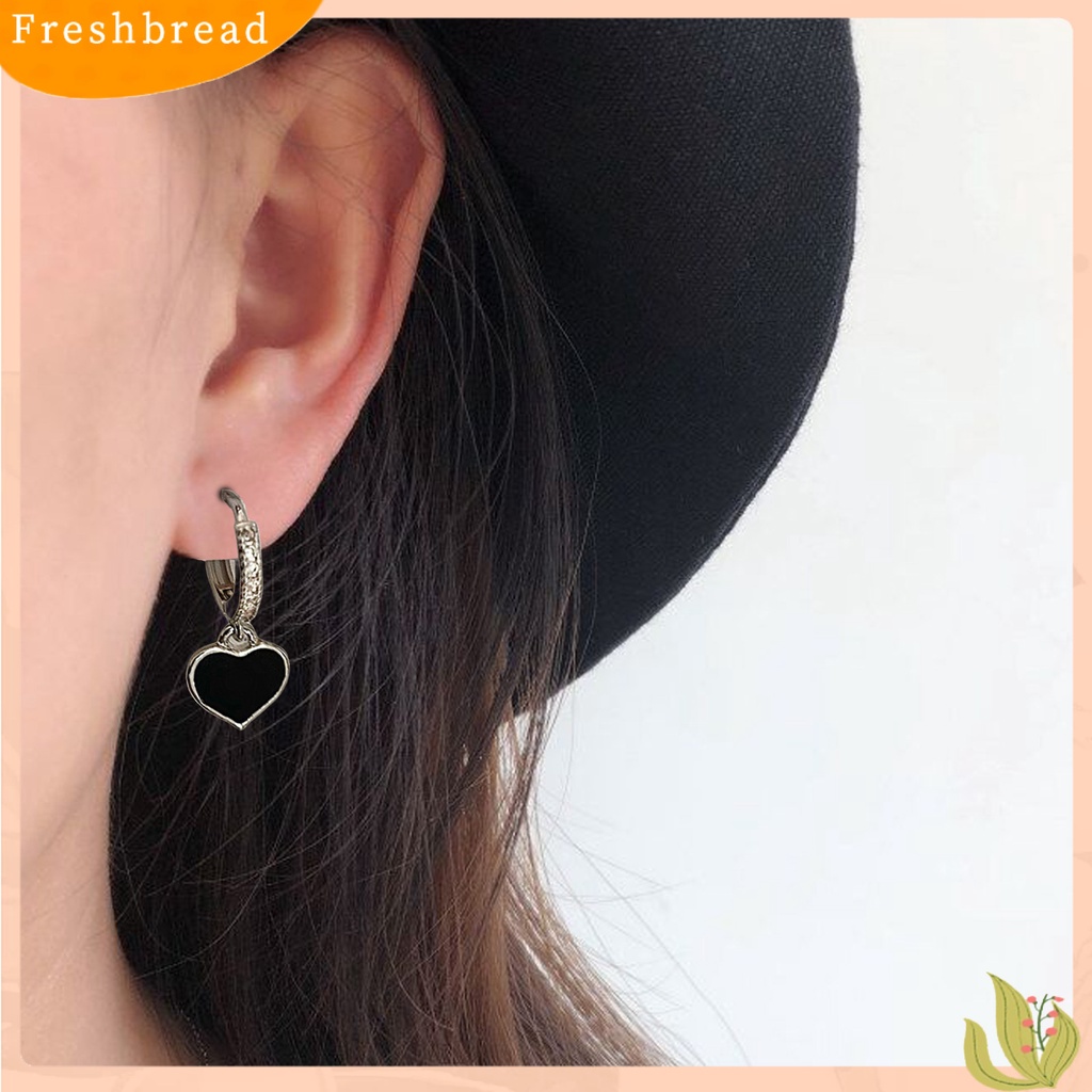< Freshbread > 1set Anting Wanita Manis Keren Gothic Multi-Gaya Hadiah Elegan Alloy Cinta Hati Berbentuk Hoop Menjuntai Stud Earrings Kit Untuk Pacaran