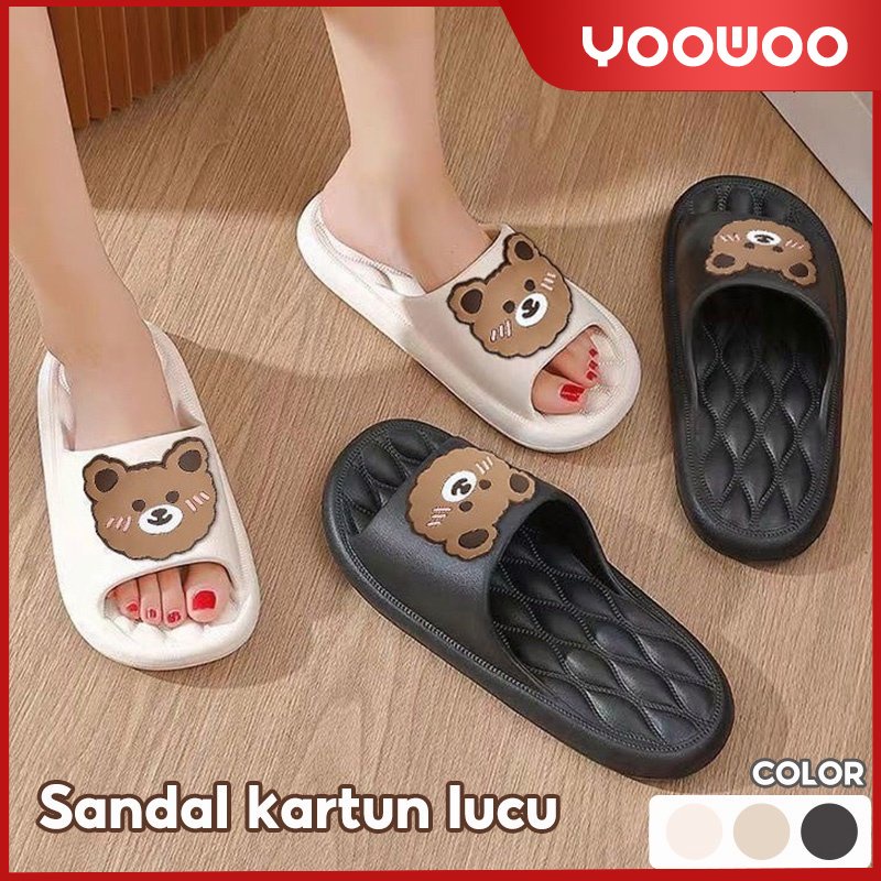 Sandal beruang / sandal slop / sandal rumah