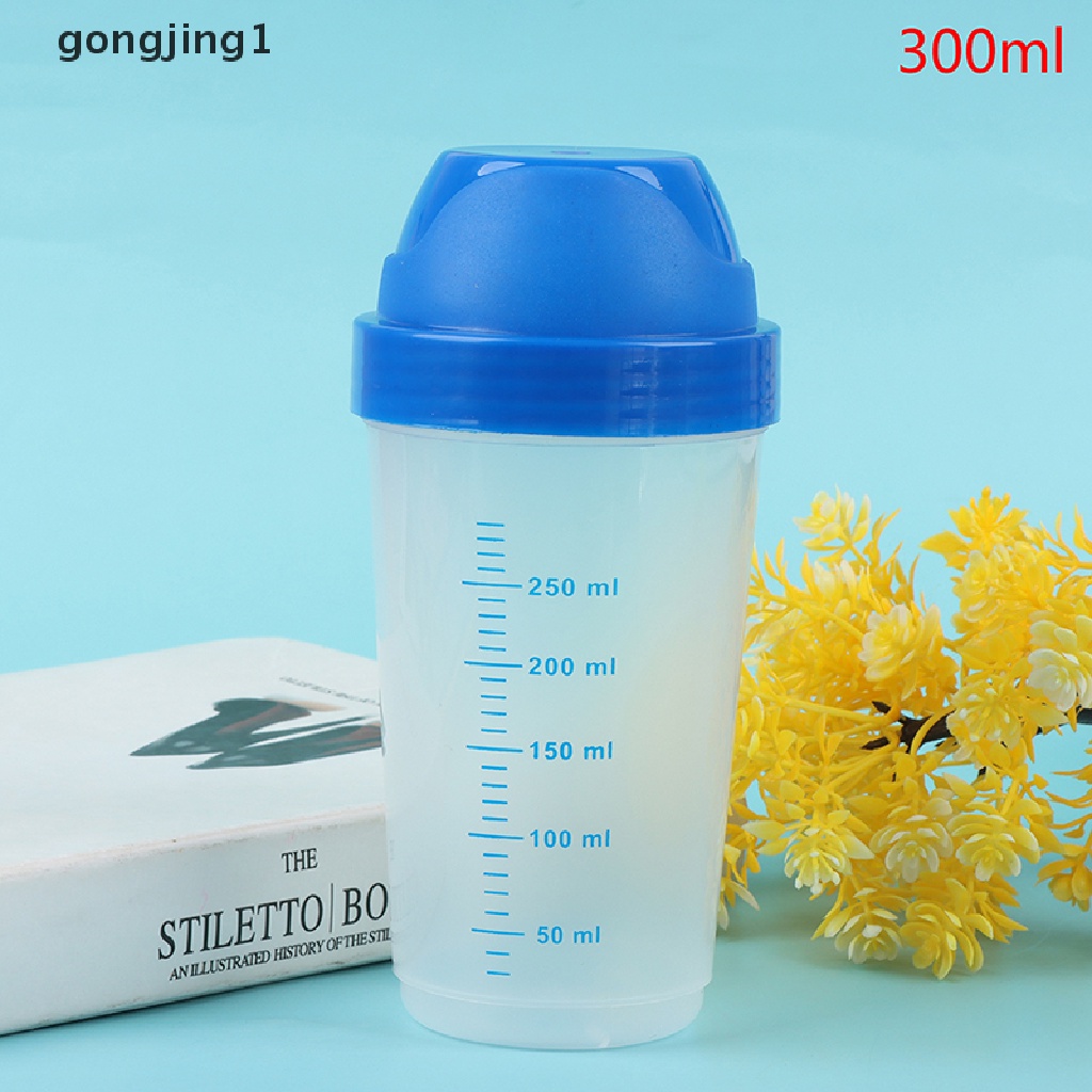 Ggg 300ml Botol Shaker Kreatif Milkshake Bubuk Protein Mixing Bottle Shake Cup ID