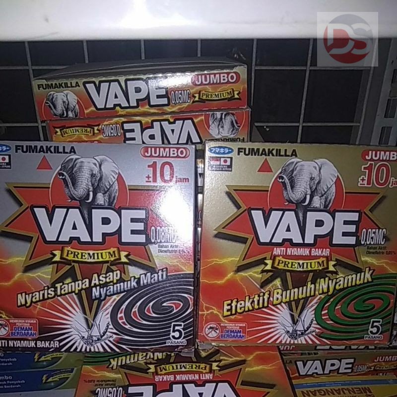 Fumakilla vape jumbo obat nyamuk  bakar isi 5 pasang