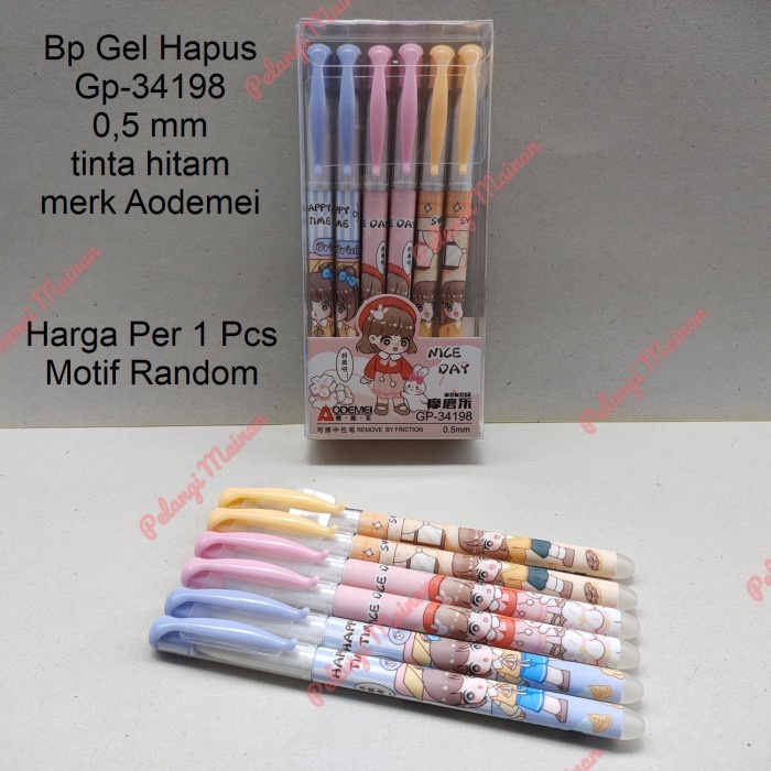 

Pulpen Gel Hapus Eraseable Ballpoint Bolpen Gel Hapus Joyko Odemei Dll - 1pc GP34198