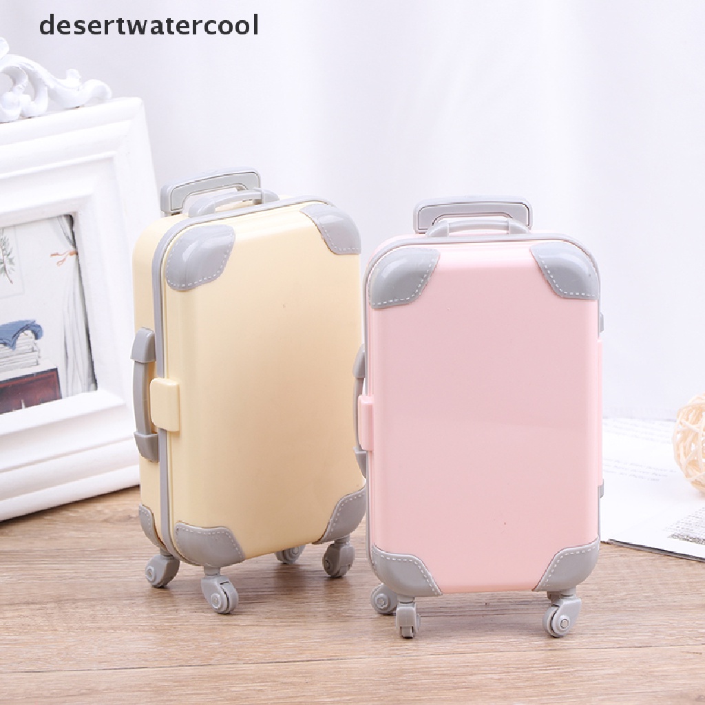 Deid Aksesoris Boneka Kereta Travel Plastik Mini Koper Plastik Luggage Martijn